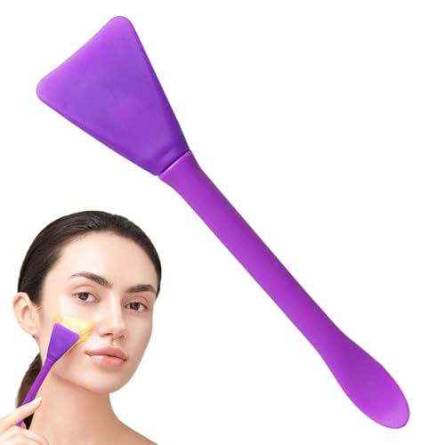 Aplicador de Mascarilla de Arcilla - Aplicador de Maquillaje de Silicona, Pincel de Doble Cabeza de Mascarilla de Doble Uso, Lápiz Mascarilla De Silicona Con Una Cuchara Para Aplicar Máscaras De