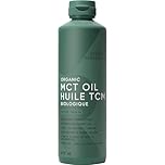 Sports Research Keto MCT Oil from Organic Coconuts - Fatty Acid Fuel for Body + Brain - Single Ingredient C8 Caprylic Acid - Perfect in Coffee, Tea, & More - Non-GMO & Vegan - Unflavored (473 milliliter)