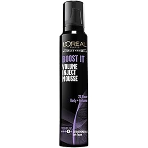 L’Oreal Paris Hair Care Advanced Hairstyle Boost It Volume Inject Mousse, 8.3 Ounce