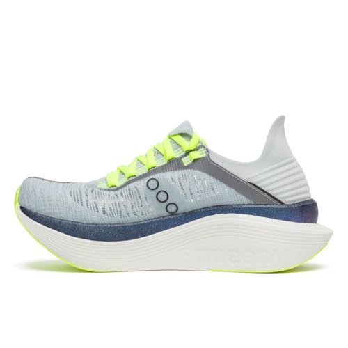 Image of Saucony Unisex Endorphin Elite 2 Running Shoe, Airy /Nightsky, 8.5