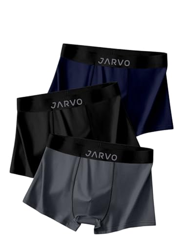 Image of JARVO Men's Nylon Fabric Printed Underwear - Comfortable, Breathable, and Stylish Printed Briefs-Pack Of-3-JI-0789
