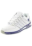K-Swiss Rinzler Herren Sneaker Sportschuh 01235-198-M Weiss blau, Schuhgröße:43 EU