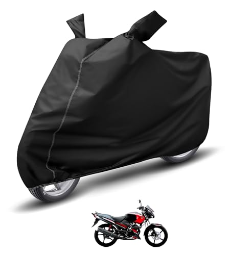 Image of Auto Hub Waterproof Bike Cover Compatible with Yamaha Gladiator Dustproof, UV Protection Two Wheeler Bike Gladiator Cover - Black