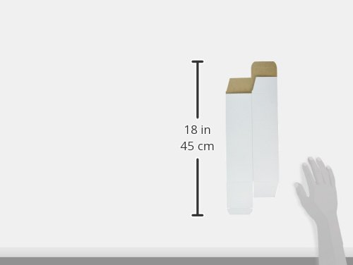 Image of 3 inch x 3 inch x 10 inch White Reverse Tuck Folding Cartons, 12-Pack (xRTS24W-12)