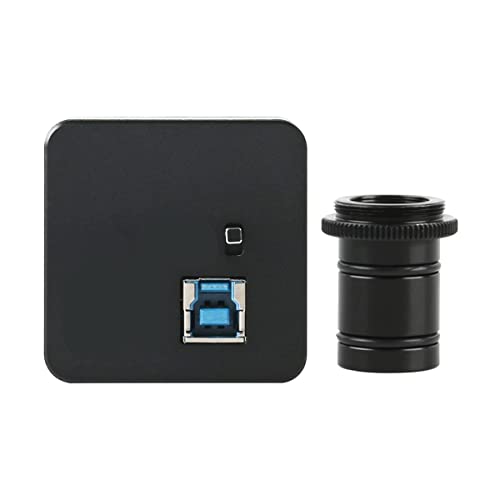 顕微鏡観察 23.2mm5mpデジタル接眼レンズ顕微鏡カメラ(Black)