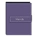 Pioneer Photo Albums EXP-46/LF Pioneer Embroidered Magnetic Strap Sewn Leatherette Cover Mini Photo Album,"friends" Lavender