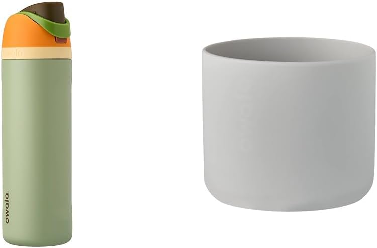 Owala 24-oz Insulated Stainless Steel Water Bottle with Straw, Silicone Protective Sleeve for 24-oz Bottle