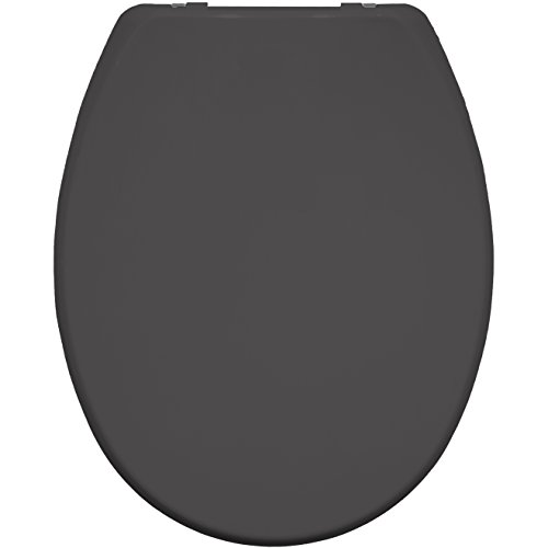 BEMIS Buxton/Atlantic Spa Slate Grey Ultra-Fix Plastic Thermoplast Toilet Seat, 35.2 cm x 43.6 cm - Image 2