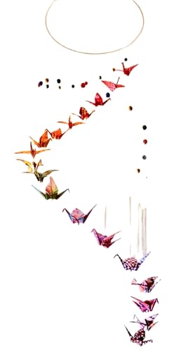 Suspension origami Spirale haut de gamme aux motifs nippon