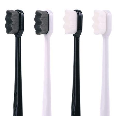 QILESUNNY 2021 New Upgread Extra Soft Toothbrush for Sensitive Gums,Protect Fragile Gums Good Cleaning Effect, Ten Thousand bristles Toothbrush Protect Gum to Prevent Bleed