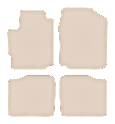 Tapis de Sol Velours Daihatsu Materia 2007 2008 2009 2010 2011 Beige Set 4