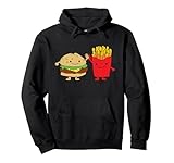 Hamburger Burger Fast Food French Fries Pullover Hoodie