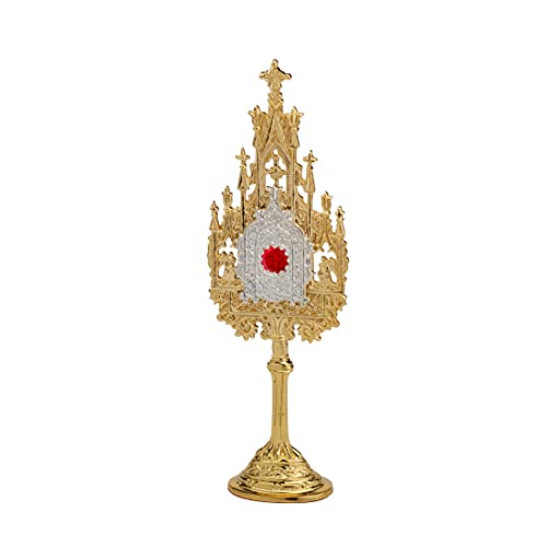 Relicario mini NKlaus de latón dorado ideal para regalos de ordenación