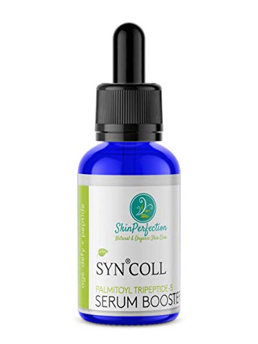 Syn-Coll Tripeptide-5 Boost Collagen Hydrate Epidermis for Smoother, Less Wrinkles Anti-Aging DIY Skincare Active for Making Lotion, Serums, Moisturizers, Eye Creams Skin Perfection