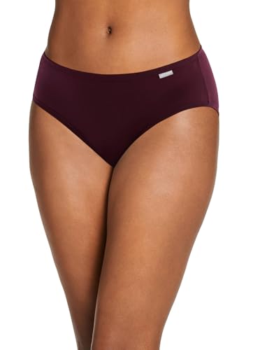 Image of Jockey Women's Underwear Elance French Cut - 3 Pack, Deep Sangria /Gallant Geo /Dried Sage, 6