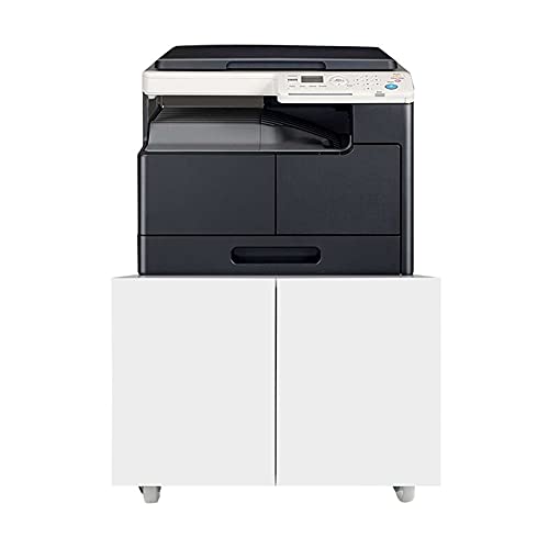 UWEREBFM プリンタースタンド プリンタースタンド デスク用 フロアスタンディングプリンタースタンド ファイルキャビネット ホームオフィス用収納棚付きプリンタースタンド 回転式ホイール付きモバイルファックススタンド Pri