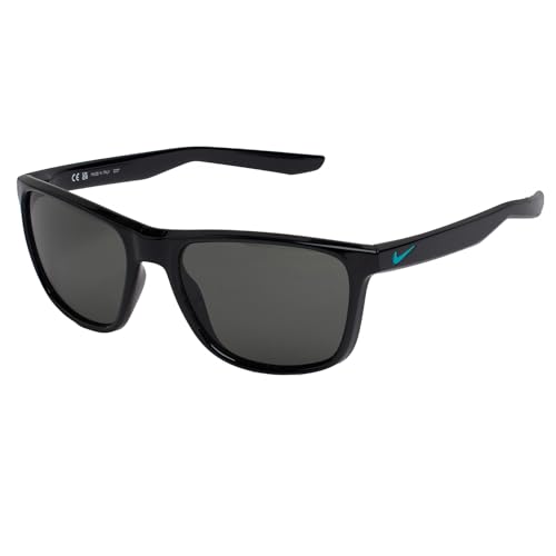 Image of Nike EV1122-011 Endeavor Sunglasses Black /Neptune Green Frame Color, Grey With Mint Green Lens