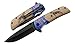 Voodoo Wolf Stainless Steel Blade Abs Handle 4.5 inch Edc Pocket Folding Knife