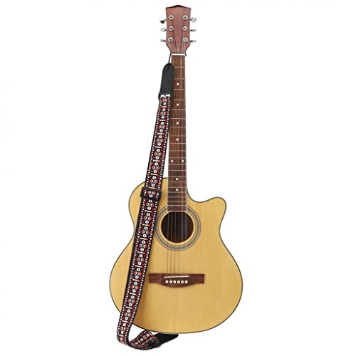Sangles de guitare réglables de 110 à 134 cm de longueur – Légères avec motifs géométriques pour guitare basse… - Les Beatles, Paul McCartney, John Lennon, RIngo Starr, George Harrison Sangles de guitare réglables de 110 à 134 cm de longueur - Légères avec motifs géométriques pour guitare basse… – Image 3