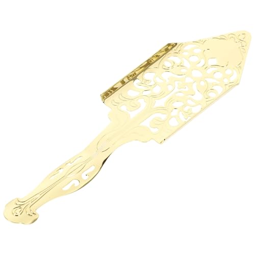 SHOWERORO Stainless Steel Hollow-Out Absinthe Spoon Multi-use Dripper with Slotted Design for Sugar Dissolving in Absinthe Cocktail Bar Accessory for Serving and Mixing