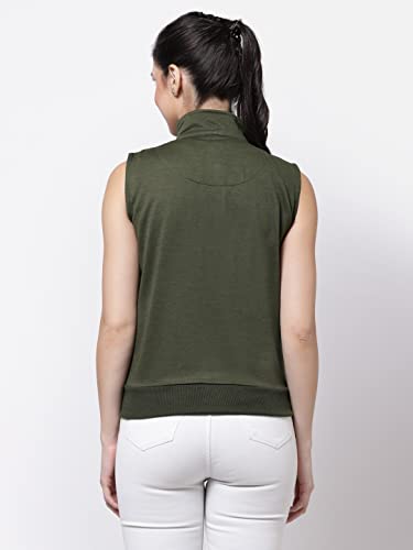 Image of UZARUS Women's Half Sleeves Cotton Fleece Premium Jacket