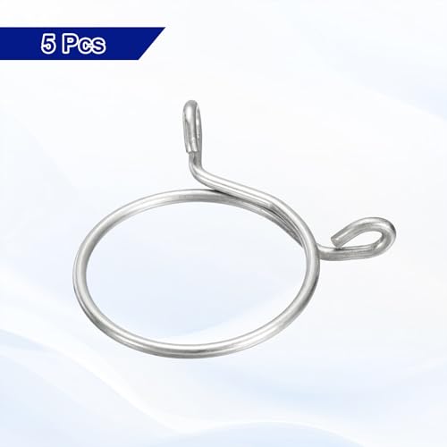 Clips de manguera de 46mm uxcell en acero inoxidable 304 para tubería de agua en pack de 5 unidades 4