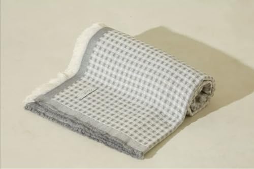 Manta Decorativa Formah LMPeter – 1,60 × 2,00 m – 100% Algodão Pi...