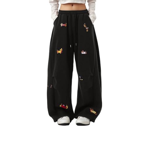 Pantalon de jogging teckel ample et élastique idéal pour le yoga et le cocooning