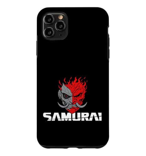 Samurai Japanese Demon Mask Edge Cyber Runners Punk �X�}�z�P�[�X iPhone 11 Pro Max �p