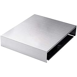 Tapa Cubre Fregadero Placas Cobertoras de Acero inoxidable Placa de Cubierta de Cocina, Placa protectora de Encimera, También como Tapa de Placa de Gas y Tabla de Cortar, Resiste Arañazos, 30x40x5 cm