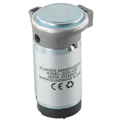 Alanmoship Motor compresor de aire de coche de 12 V de alta potencia, 150 dB, para camión, barco, 0.1-0.13 Mpa (plata)