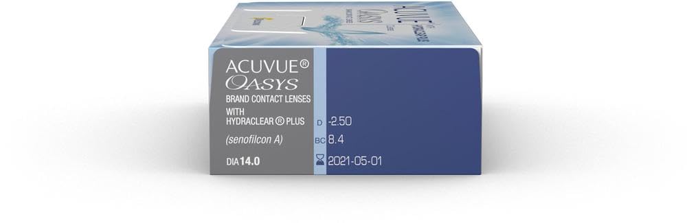 ACUVUE® OASYS with HYDRACLEAR® PLUS - Reemplazo Quincenal - protección UV - 12 lentes