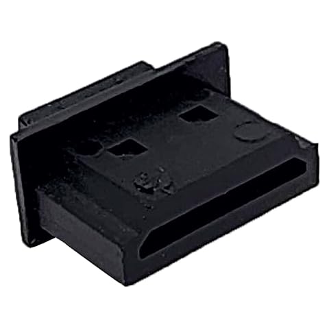 Cable Leader 50 PCS Plastiv Anti-Dust Dirt HDMI Female Dust Cover, Black Color Cover