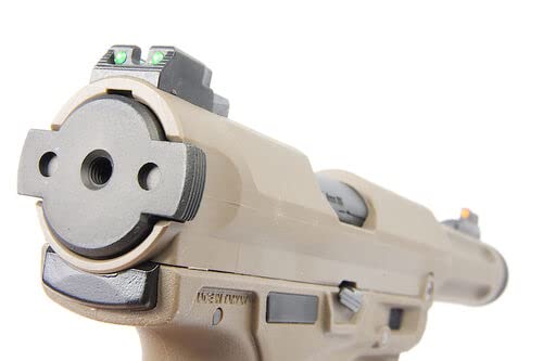 Pistola Airsoft GBB AAP-01 Assassin Action Army Color Tan réplica Escala 1:1 Potencia 1 Julio 6 mm. Semi y Auto