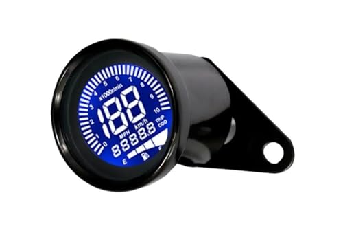 Medidor de velocidad digital de odómetro para motocicleta, medidor de velocidad preciso, odómetro, tacómetro estable y preciso, para una conducción mejorada