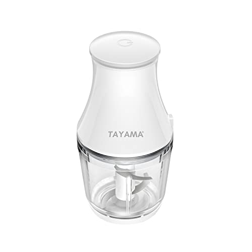 TAYAMA-25-Cup-White-200W-Mini-Chopper-4-Layer-Blade-Food-Processor-Medium TAYAMA 25 Cup White 200W Mini Chopper 4 Layer Blade Food Processor Medium