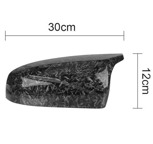 Cubierta de espejo retrovisor para BMW X5 E70 y X6 E71 en acabado forjado 3