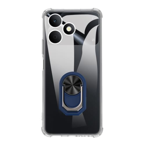 UOGNADGD �t���L�V�u���P�[�X + �����O�z���_�[ OPPO Realme Note 80 4G �Ƃ̌݊������� �ϏՌ��J�o�[���}�O�l�b�g�����J�X�^�C���X�^���h (�N���A+�u���[�����O)