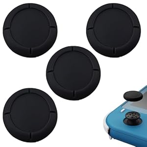 Uzndq 4er-Pack Schwarze Switch Joystick-Kappen