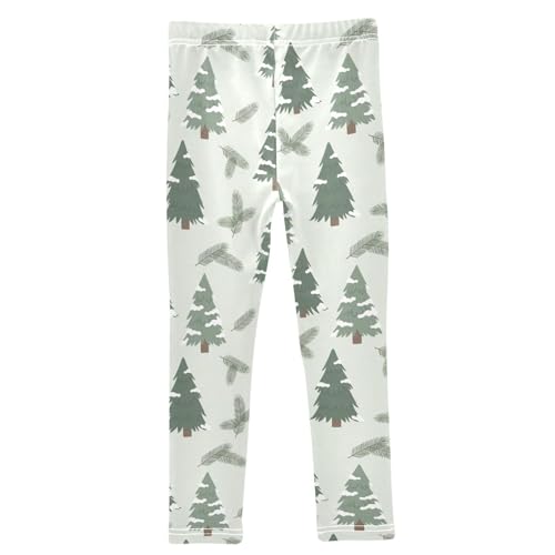 Girls Leggings Soft & Comfortable,Casual Stretch Pants,Kids Tights for Dance Yoga Workout Running Size 4-102