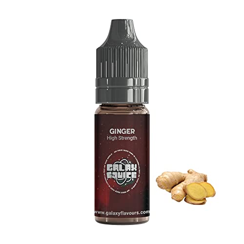 Ginger High Strength Flavouring - 230+ Flavours - Galaxy Food Flavours - 10ml Bottle