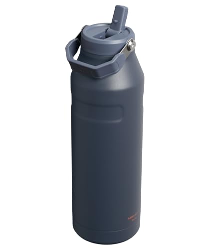 Image of Stanley IceFlow Flip Straw 2.0 Water Bottle 50 OZ | Built-In Straw with Larger Opening | Lightweight & Leak-Resistant | Insulated Stainless Steel | BPA-Free | Twilight