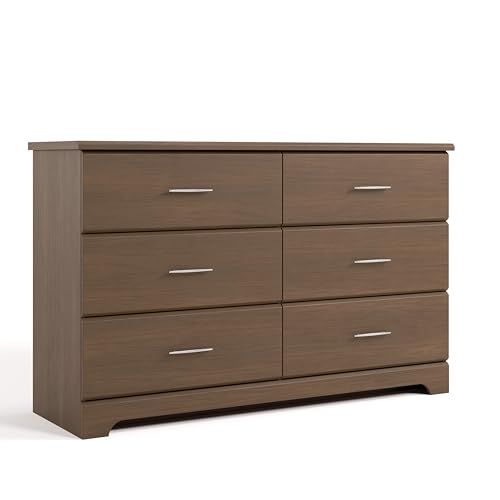 Storkcraft Brookside 6 Drawer Dresser, Hazelnut