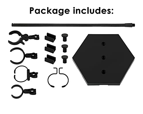 ds. distinctive style Action Figure Stand 12 Inch Connectable Metal Toy Stand for 1/6 and1/9 Scale Figures - Image 4