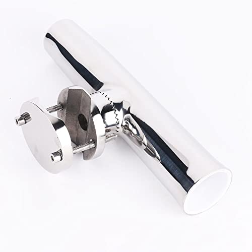 Support de canne à pêche lot de 2 en acier inoxydable pour rails 3,2-5,1 cm