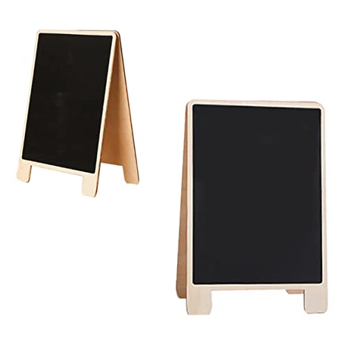 ERINGOGO Mini Chalkboard Signs 2pcs Blackboard Note Board Sign Chalkboard Tags Home Supplies
