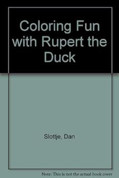 Paperback Coloring Fun With Rupert the Duck Book