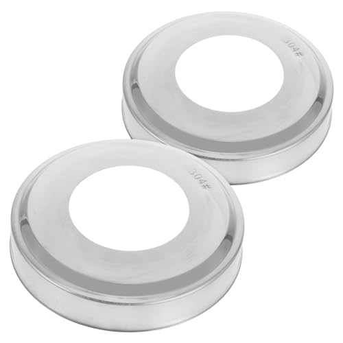 TINEASUR 2pcs Stainless Steel Escutcheons Plate Pool Ladder Escutcheons Covers for Inground Pools Handrail Mount Flange