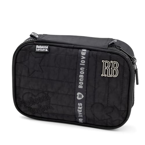 Estojo Rebecca Bonbon Sweet Dreams 36 Pens Escolar - Preto
