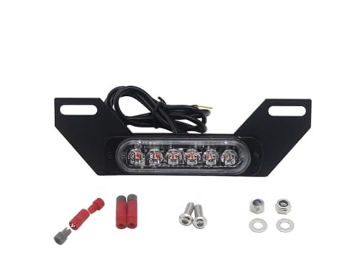 Luz de freno para motocicleta universal de 12V contra fallos de visibilidad